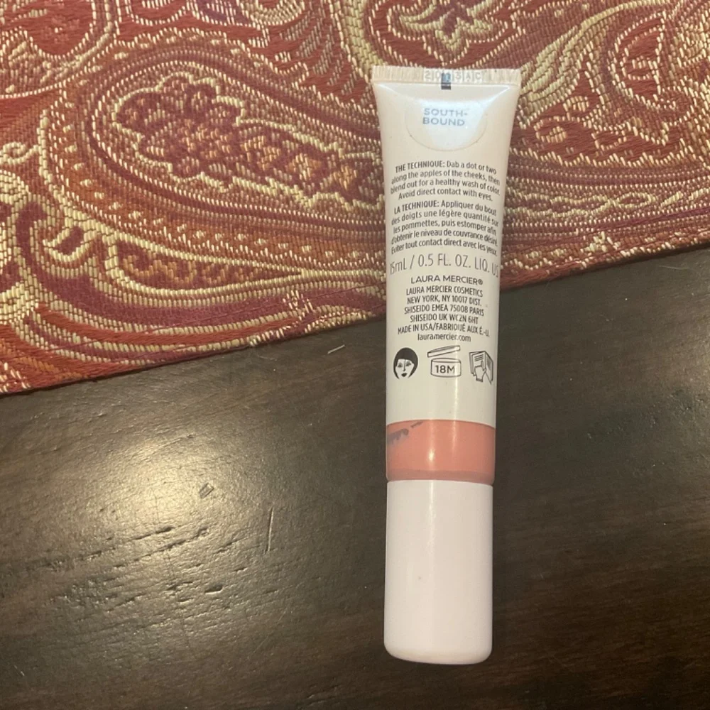 Laura Mercier tinted moisturizer blush in south-bound, swatched few times,